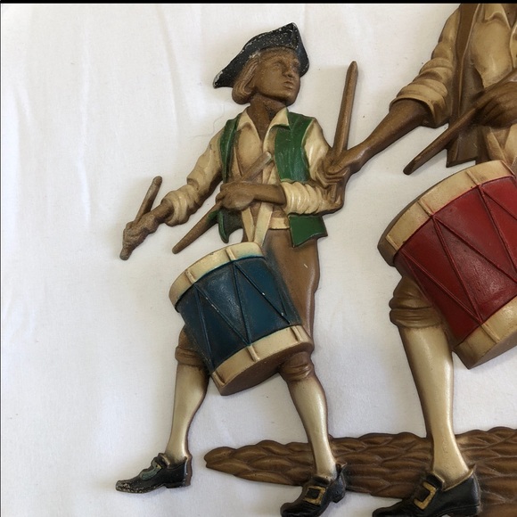 sexton | Wall Decor | Vintage Sexton Large Metal Wall Hanging Fife Drum